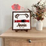 Personalized Dog Collar Memorial Frame – Pet Keepsake