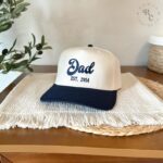 Personalized Dad Hat with EST Year – Embroidered Dad Cap